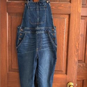 J. Crew Dark Blue Denim Overalls